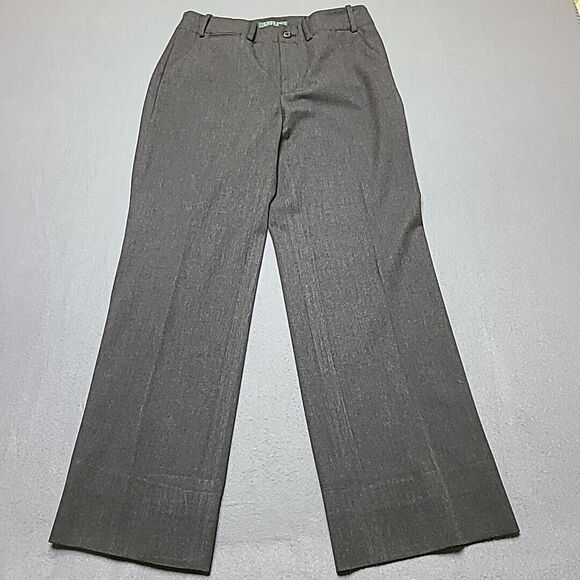 Lauren Ralph Lauren Womens Trousers Pants 4 Sanderson Dark Grey - Picture 2 of 15